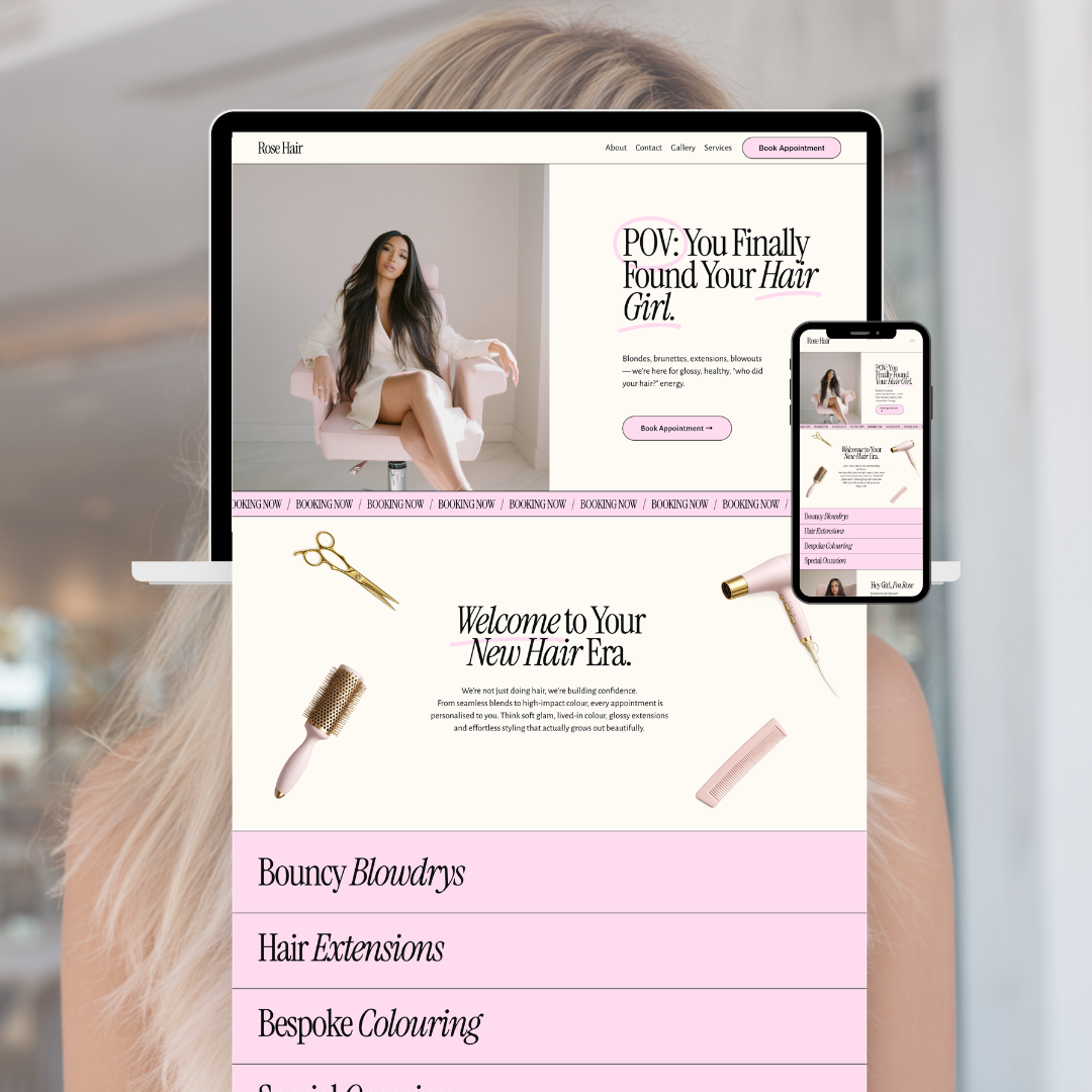 Rose website template